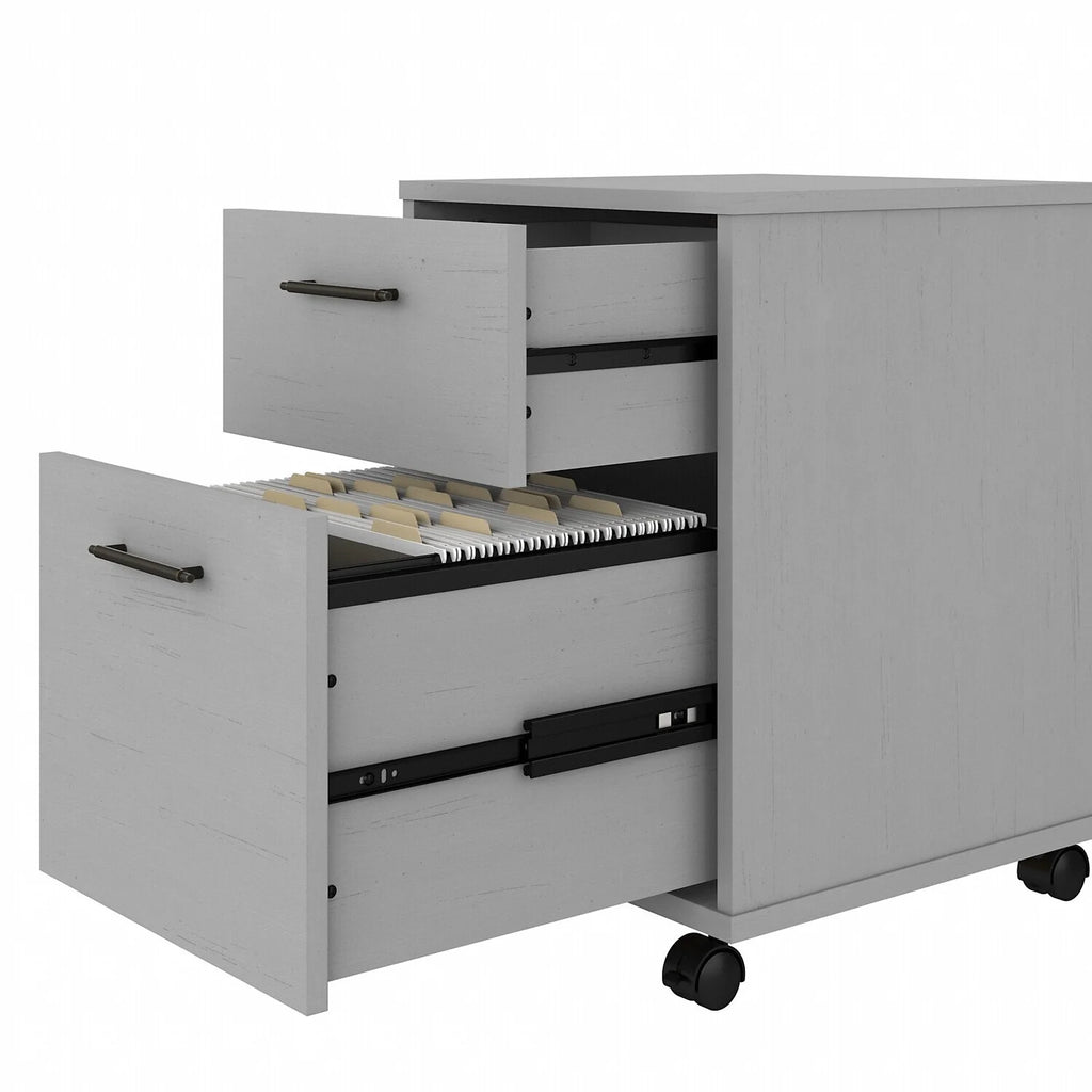 L Shaped Desk with 2 Drawer Mobile File Cabinet O59982
