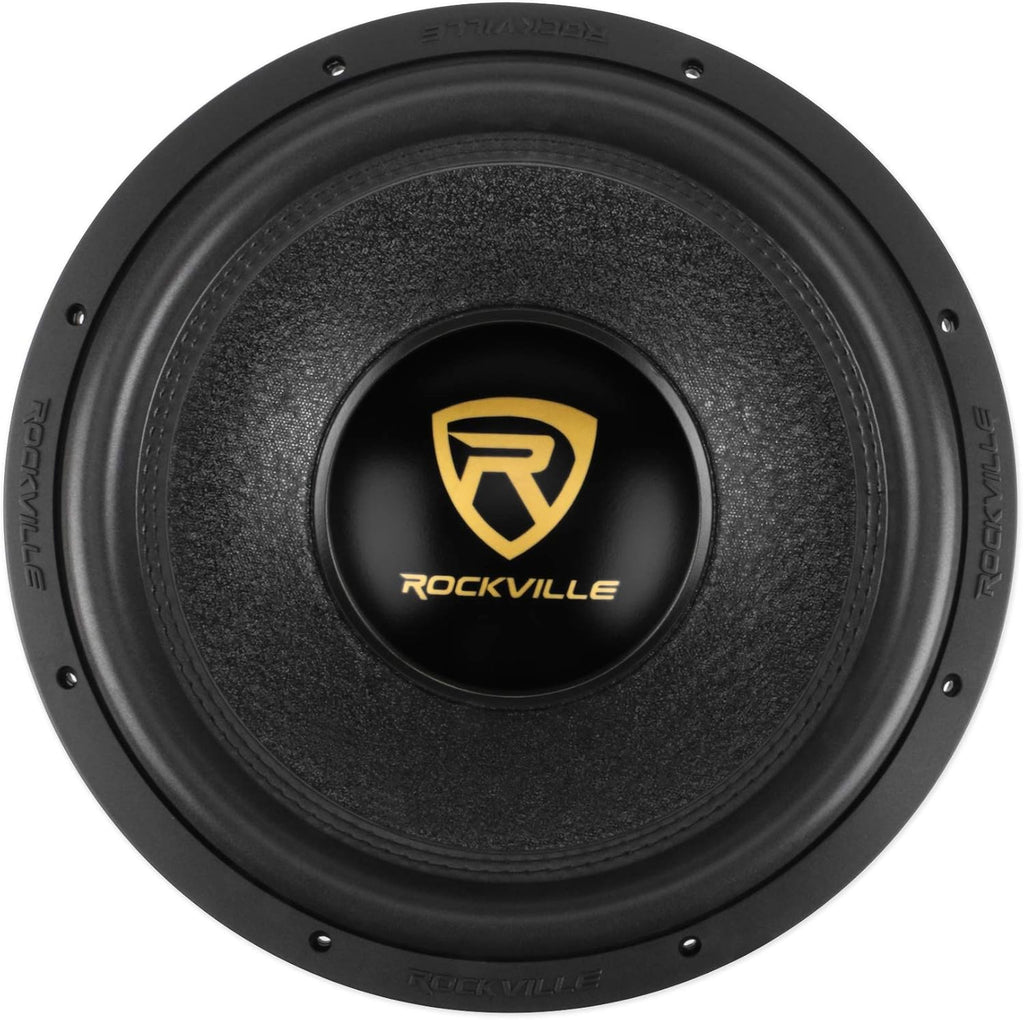 15" 5000 Watt Car Audio Subwoofer with Sealed Sub Box Enclosure E6590