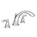 Chrome Deck Mounted Roman Tub Faucet Trim F506049