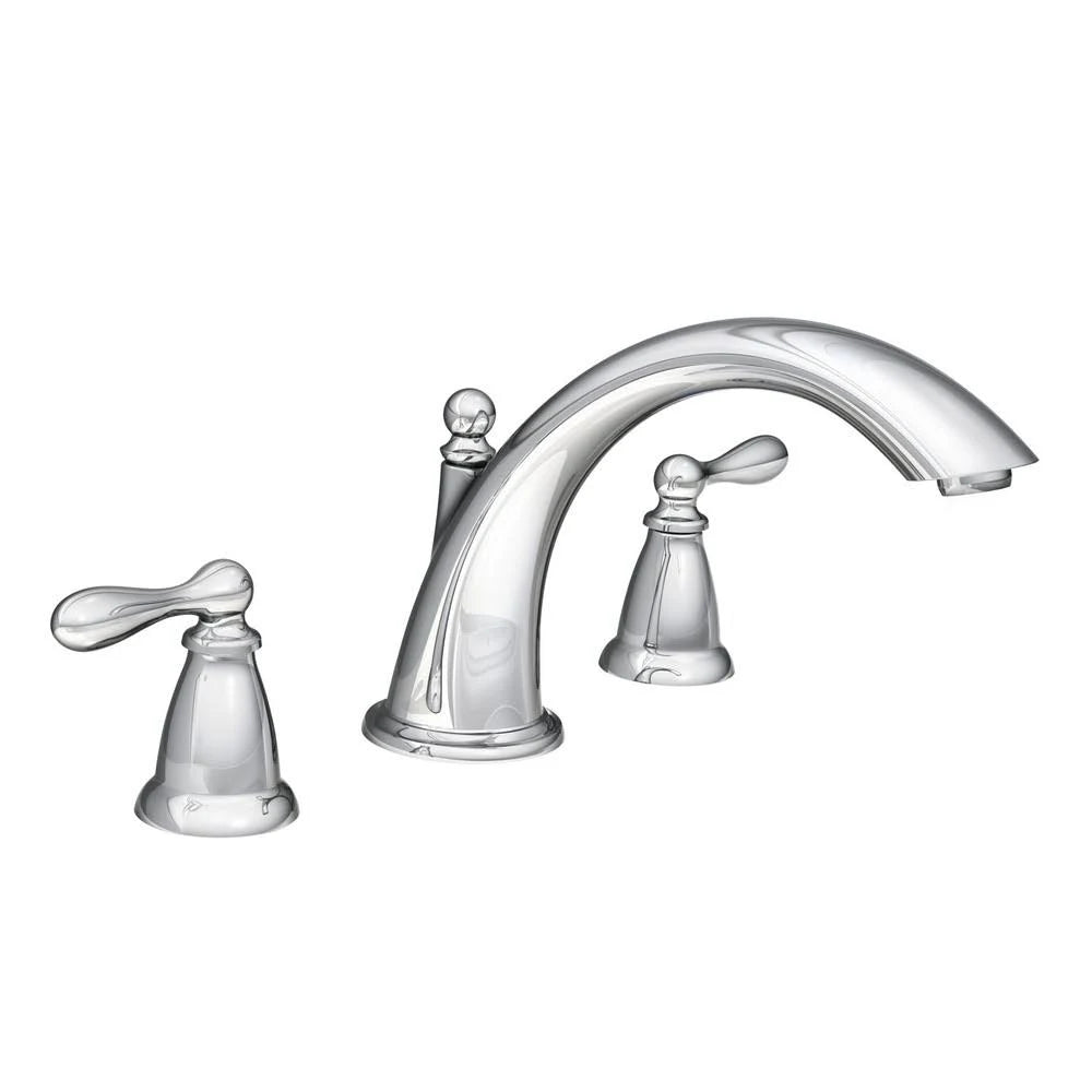 Chrome Deck Mounted Roman Tub Faucet Trim F506049